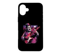 Winston Churchill Loup-Garou Jouant de la Guitare Full Moon Britannique Coque pour iPhone 16 Plus