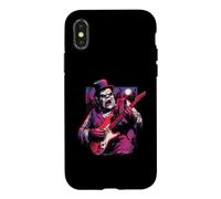 Winston Churchill Loup-Garou Jouant de la Guitare Full Moon Britannique Coque pour iPhone X/XS