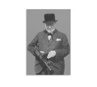 Winston Churchill Poster Art Papier peint (6) Poster d'œuvres d'art cool Impression sur toile à suspendre 60 x 90 cm