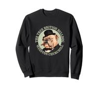 Winston Churchill - Véritable Bouledogue Britannique - Histoire Britannique Sweatshirt