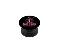 Winston Churchill Zombie Guitare Anglaise PopSockets PopGrip Adhésif