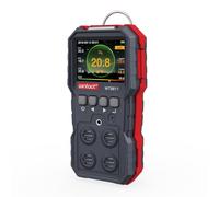 Wintact Détecteur de fuite de gaz 4 en 1, moniteur multi-alarme de gaz combustible, naturel, méthane, propane, monoxyde de carbone, sulfure d'hydrogène, oxygène pour la maison, camping-car, égout