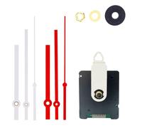 WinTaim 17MM Clockwork DCF Radio-piloté avec Jeux d'aiguilles, Clockwork pour Horloge Murale silencieuse, Noir Radio-piloté Clockwork pour Remplacement DIY