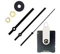 WinTaim 17MM Clockwork DCF Radio-piloté avec Jeux d'aiguilles, Clockwork pour Horloge Murale silencieuse, Noir Radio-piloté Clockwork pour Remplacement DIY