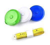 WINTAPE 4 pièces Ruban de mesure corporel Ruban de mesure rétractable Ruban de mesure pour couturier Measuring Tape pour mesurer la longueur, la poitrine, la taille, etc., 150 cm / 60 pouces