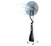 Wintem BAKU Ventilateur avec humidificateur - Diamètre 40 cm, 3 vitesses, minuterie de 2 heures, réservoir de 3 L, moteur en cuivre, oscillation horizontale