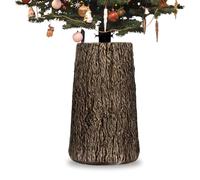 Wintem Base en Tronc Naturel pour Sapin 33 x 27 x 41 + 5 cm - Adapté à différents Types d'arbres, idéal pour Chaque Rendre Vos décorations de Noël Uniques, 33x27xH41cm