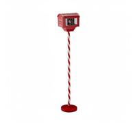 Wintem - Boîte Postale scénographique de 150 cm avec lumières, Sons et Mouvement pour décorations de Noël de Grand Impact, Fonctionnement par câble USB et 3 Piles AA