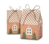 Wintem - Calendrier de l'Avent 2025 avec 24 maisons décoratives réutilisables pour friandises et surprises, design élégant bricolage, idée cadeau de Noël pour les familles et les enfants