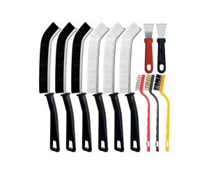 Wintem - Kit de Nettoyage à Domicile Complet de 11 pièces avec brosses polyvalentes et grattoirs pour Nettoyer Les évasions, la Cuisine et la Salle de Bain, Facile à Utiliser, Compact et antidérapant