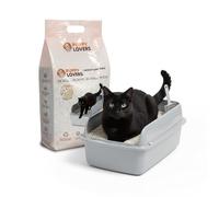 Wintem - Litière végétale pour Chat, 6 l, 4 + 2 gratuits, sans poussière, Haute Absorption, Anti-Odeur, avec granulés de 2 mm, Soluble dans Les Toilettes pour Un Usage Quotidien et Une hygiène