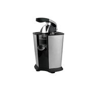 Wintem Presse-agrumes électrique en acier inoxydable noir - Idéal pour presser rapidement et sans effort les citrons, oranges et autres agrumes avec 2 cônes différents de pressage - Facile à nettoyer