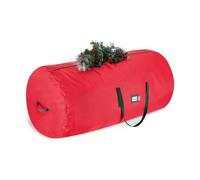 Wintem - Sac pliable pour sapin de Noël imperméable avec fermeture éclair, poignées renforcées et étiquette transparente, idéal comme sac pour sapin de Noël 210 cm, facile à ranger et à transporter