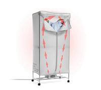 Wintem Sèche-linge électrique 1000 W : puissant, pliable, peu encombrant, parfait pour l'intérieur, linge, linge de lit, vêtements - séchage rapide, uniforme, anti-rides