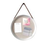 Wintem - Tableau mural rond en liège 39 cm pour presse-papiers, photos et rappels avec montage facile, utilisation avec punaises et design naturel, parfait pour la maison et le bureau