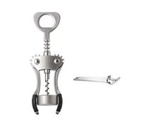 Wintem Tire-bouchon en métal 19,5 x 6,5 cm - Forme ergonomique pour une prise en main confortable et sûre - Compatible avec toutes les bouteilles, même celles avec bouchons à couronne - Facile à