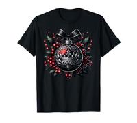 Winter Aesthetic Gothic Queen Crown for Christmas Season T-Shirt