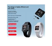Winter Anti Static Bracelets Watch Wrist Strap Static Buckle Static Eliminator Wristband Built-in Dual Chip Black