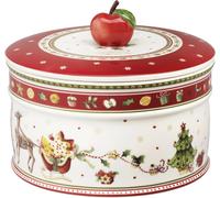 Winter Bakery Delight, Grande Boîte De Conservation Pour Des Pâtisseries Et Des Biscuits, Porcelaine Premium, Multicolore