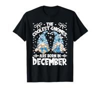 Winter Birthday Gnomes for Women Who are Born in December T-Shirt