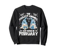 Winter Birthday Gnomes for Women Who are Born in February Sweatshirt