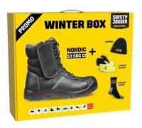 Winter Box Botte De Sécurité En Cuir Avec Doublure Chaude Safety Jogger Nordic S3 Src Ci - 43