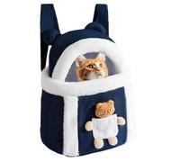 Winter Cat Backpack Carrier - Warm Small Dog Travel Bag