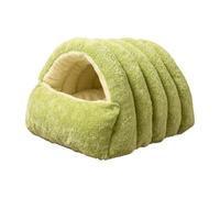 Winter Cat Bed, Foldable Warm Pet House for Small Dogs and Cats, Washable Indoor Cave Kitten Puppy, Perfect Home, Apartment, Cold Weather Sleeping Comfort, Christmas