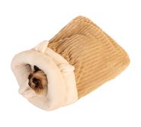 Winter Cat Bed, Semi-Enclosed Cat Bag, Plush Cat Sack, Cat Sleeping Bag, Warm Cat Bed, Soft Cat Bed, Comfortable Cat Sack, Cat Winter Sleeping, Large Cat Sack, Small Pet Bed, Semi-Enclosed Cat Bed, Co