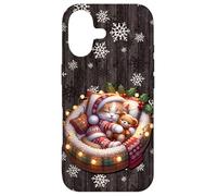 Winter Cat for Women and Kitten Mom Cute Xmas Snowflake Coque pour iPhone 17