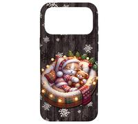 Winter Cat for Women and Kitten Mom Cute Xmas Snowflake Coque pour iPhone 17 Pro Max