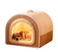 Winter Cat Mat - Plush Enclosed Bed Pets | Washable with Soft Indoor Mat, Sleeping Area for Spot Kittens Puppies Cats, Living Room Bedroom Garage Resting Napping Relaxation