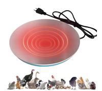 Winter Chicken Womerer - Base de volaille avec chauffage de volaille, chauffe-eau pour poule de poulet | Gouvernement de poulet avec base chauffante, chauffe-eau à câble po