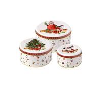 Winter Collage Accessoires Ensemble De Boîtes À Biscuits