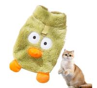 Winter Dog Clothes, Plush Pet Coat, Dog Cold Weather, Cat Winter Clothes, Cartoon Pet Coat, Big Eyes Design, Pet Cold Weather, Winter Pet Apparel, Soft Dog Coat, Small Pet Jackets