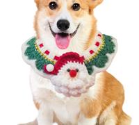 Winter Dog Collar | Christmas Dog Bibs | Puppy Christmas Scarf | Holiday Pets Collar | Dog | Dog Christmas Accessories | Christmas Scarf Dogs for Small, Medium and Large