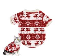 Winter Dog Sweater - Soft Fleece Vest, Cute Snowflake Outfit, Warm Plush Apparel, Pet Costume, Knitted Christmas Clothing | Holiday Dog Fashion Accessory, for Small Puppy Boys Girls Outdoor