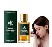 Winter Edition Parfum pour femme 50 ml - Vaporisateur de parfum Cinnamon Vanilla Parfum longue durée Cannelle Vanille Produit de beauté élégant pour jour, nuit, mariage et voyage (1 pièce)