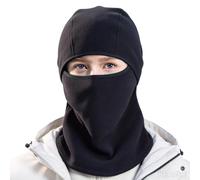 Winter Face Masque for Men - Windproof Full Cover Warm Thick Hat, Black | thermal balaclava with complete face and neck protection, soft fleece-lined cold weather gear for outdoor work an