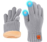Winter Gloves Women Thermal Touch Screen Gloves With Fleece Lining Soft Warm Knit Glove For Running And Skiing"".[J56]