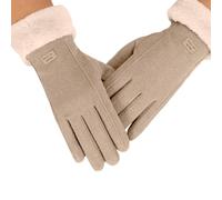 Winter Gloves Women - Touchscreen Thermal Warm, Soft Insulated Cycling Gloves, Cashmere Cold-Weather Handwear, Durable Outdoor Winter Accessories | Shoveling Snow Gardening Hiking Walking Travel