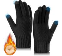 Winter Gloves Women Warm Touch Gloves Men Gloves With Thermal Fleece Lining Thickened Winter Gloves For Skiing Cycling Driving Outdoor Sport