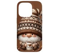 Winter GNOME in Knitted Sweater with Hot Cocoa Mugs for Fall Coque pour iPhone 14 Pro