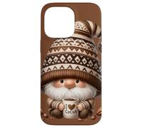 Winter GNOME in Knitted Sweater with Hot Cocoa Mugs for Fall Coque pour iPhone 14 Pro Max