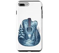Winter Guitar Landscape Graphic Music Lover's Coque pour iPhone 7 Plus/8 Plus
