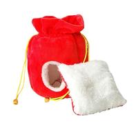 Winter Hamster House, Soft Warm Small Animals Habitats Nest with Plush Interior, Hideaway for Hamsters Hedgehogs Ferrets Mice Chinchillas Bunnies, Indoor Small Pet Shelter for Comfort Relaxation