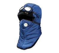 Winter Hat - Cotton, 9,8 x 13,7 x 1,96in Thermal Hat Windproof Cold-Resistant | Detachable Neck Warmer With Integrated Goggles, Outdoor Winter Headwear For Riding, Camping, Cycling, Running