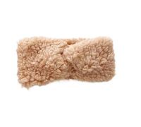 Winter Headband For Mother Hair Accessories Fabric Head Wrap Soft Twist Knot Turban Ear Warmer Vintage Bands(Khaki)