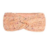 Winter Headbands for Women Bandeau en laine tricotée, doublure intérieure velours long grain, devant torsadé coupe-vent, chaud pour l'extérieur(Pink)