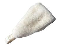 Winter Headbands for Women Bandeau large en peluche douce et moelleuse, couleur unie, élastique for cheveux, cache-oreilles, accessoires for femmes pour l'extérieur(White)